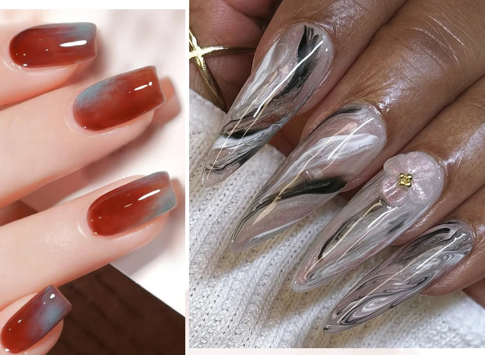 Nail Blooming Gel | Marble & Blossom Effect (15ml)