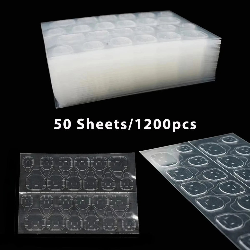 Double-Sided Nail Jelly Glue Adhesive Tabs