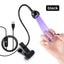 Portable Clip-On UV LED Nail Lamp | USB Powered, Hands-Free Curing