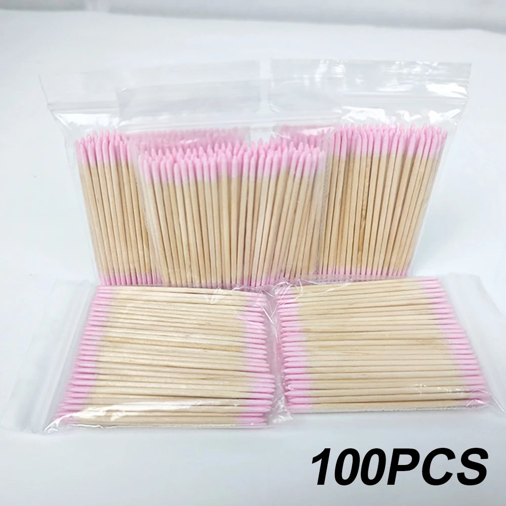 Nail Cuticle Pusher & Remover Sticks | Disposable & Hygienic (400 Pcs)