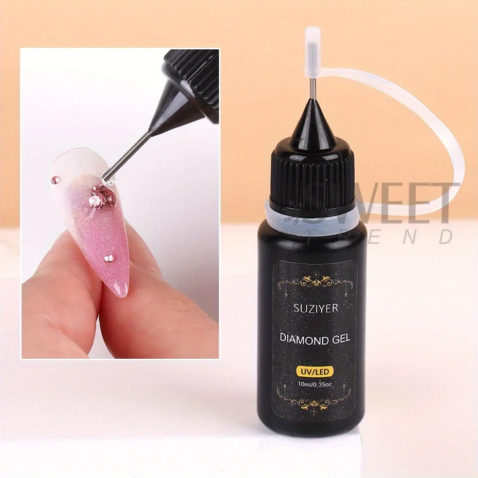 Nail Rhinestone Adhesive Glue for 3D Decorations (10ml)