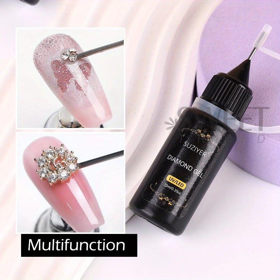 Nail Rhinestone Adhesive Glue for 3D Decorations (10ml)