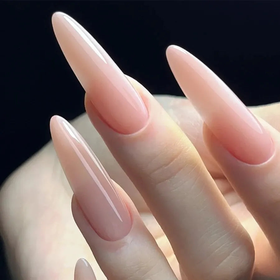 Nude Pink Glitter Gel Nail Polish — Soak Off UV/LED Secondary image