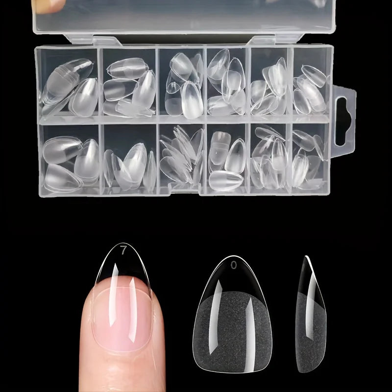 Full Cover Press-On Nail Tips (120 Pcs)