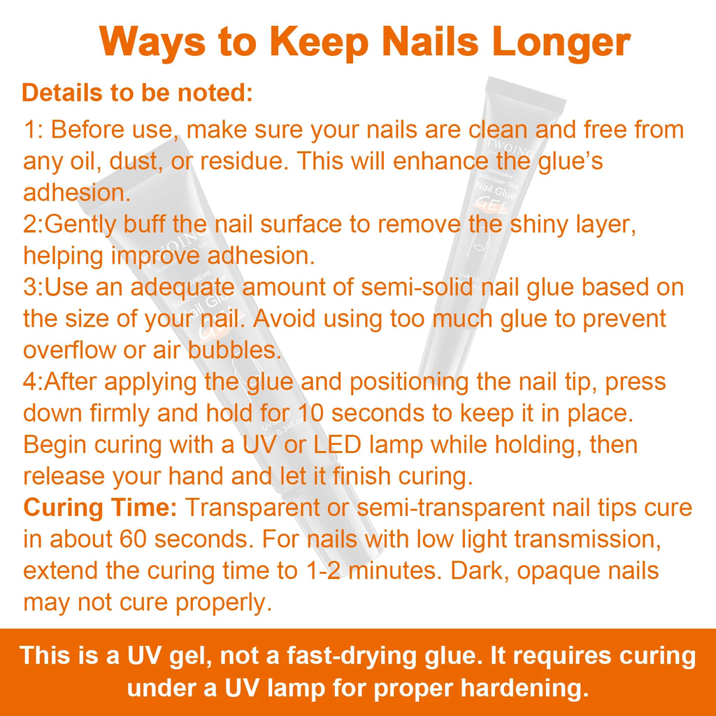 Strong Hold Nail Glue for Press-On Nails