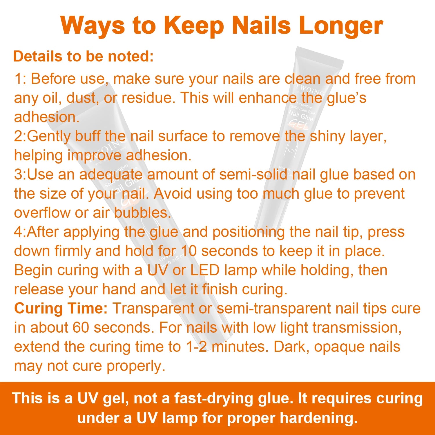 Strong Hold Nail Glue for Press-On Nails