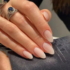 Blush Pink Oval Almond Press-On Nails (24 Pcs)
