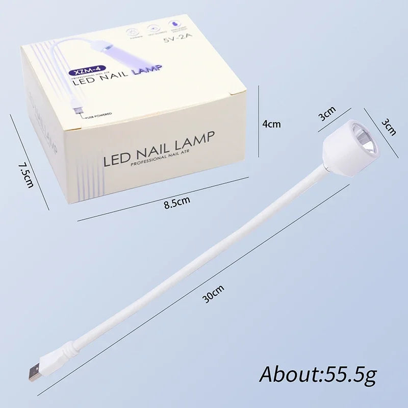 Mini Foldable UV LED Nail Lamp | Compact & Travel-Ready, USB Powered