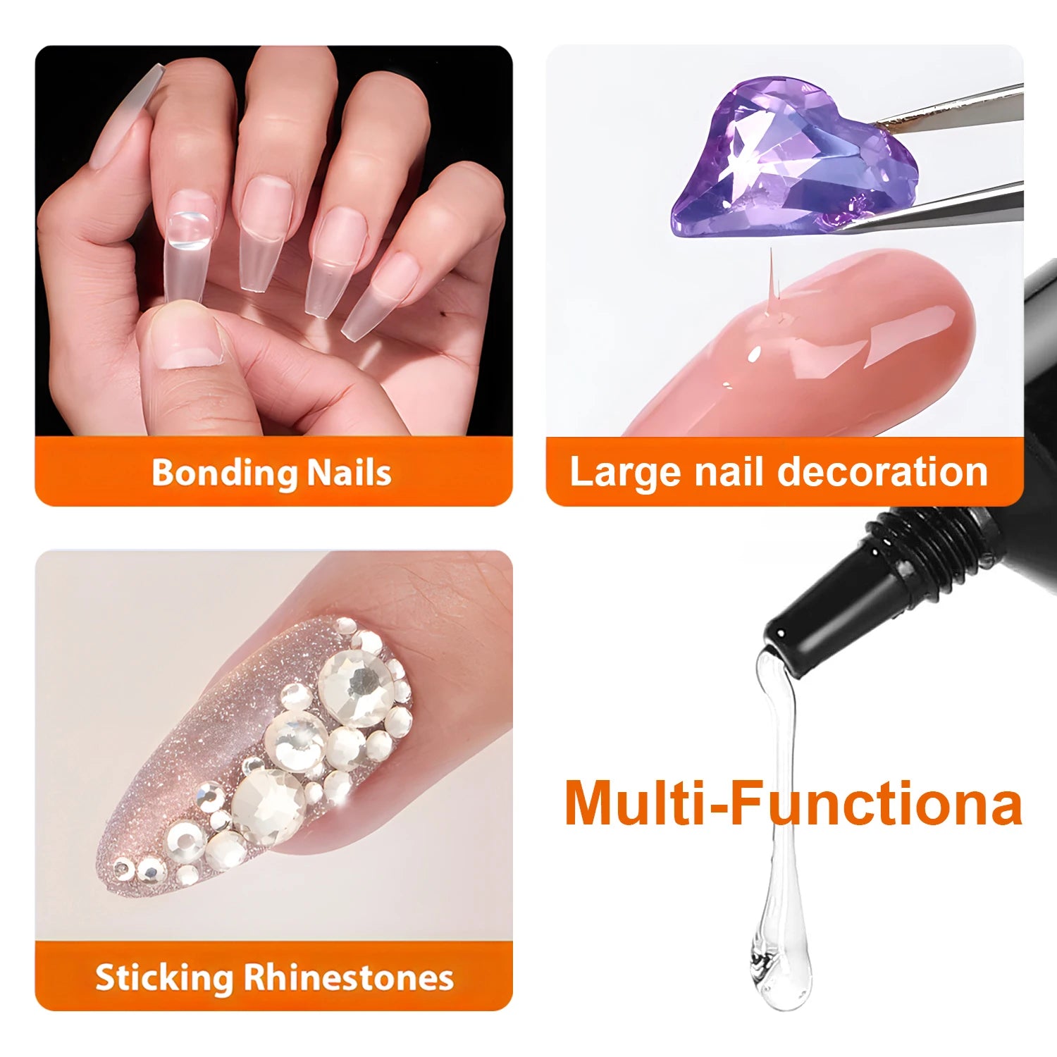 Strong Hold Nail Glue for Press-On Nails