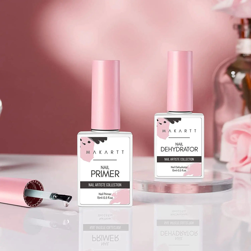 HEMA-Free Nail Prep Dehydrator & Acid-Free Primer | Safe for Sensitive Nails