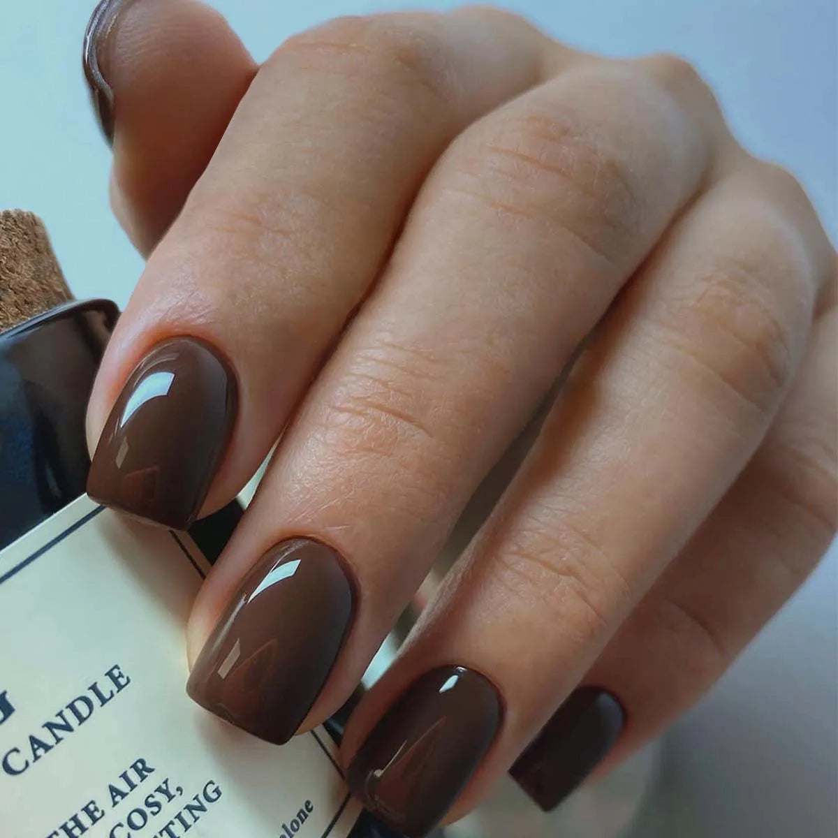 French Tip Handmade Press-On Nails with Glue (24 Pcs)