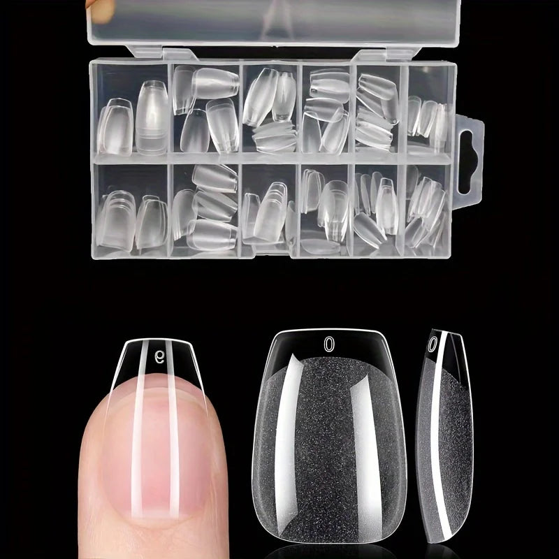 Full Cover Press-On Nail Tips (120 Pcs)