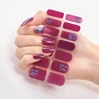 Full Cover Nail Wraps — 20 Vibrant Colors