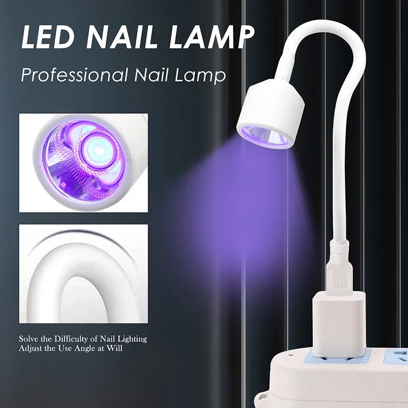 Mini Foldable UV LED Nail Lamp — USB Powered Main image