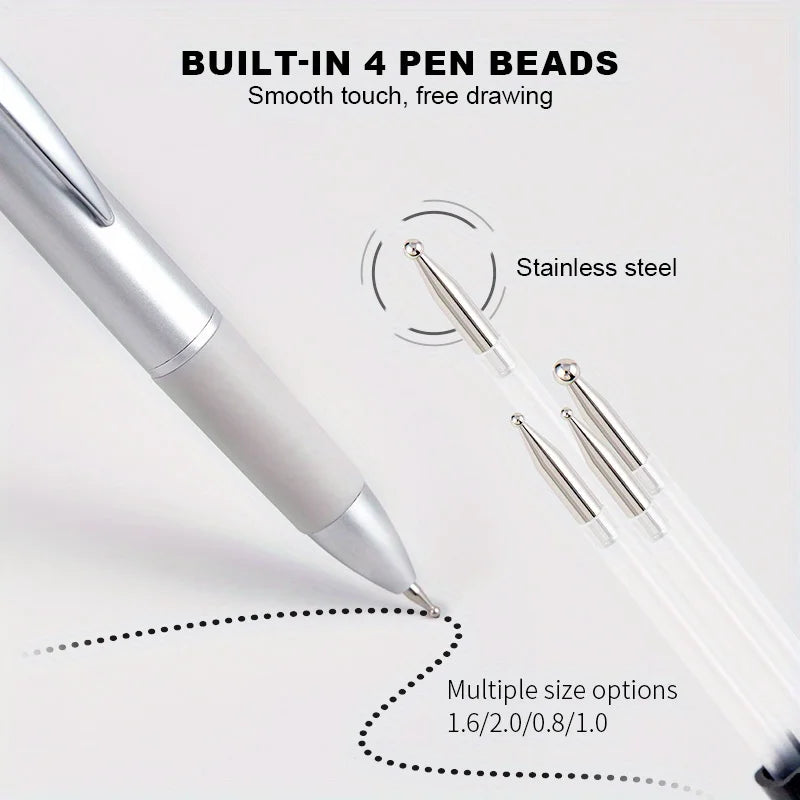 Nail Art Dotting Pen Tool — Double-Ended Marbling Pen Secondary image