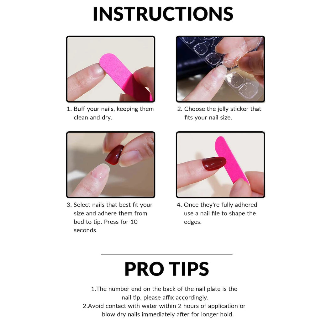 Pink French Press-On Toenails | Short Square Soft Gel Full Cover (120 Pcs)