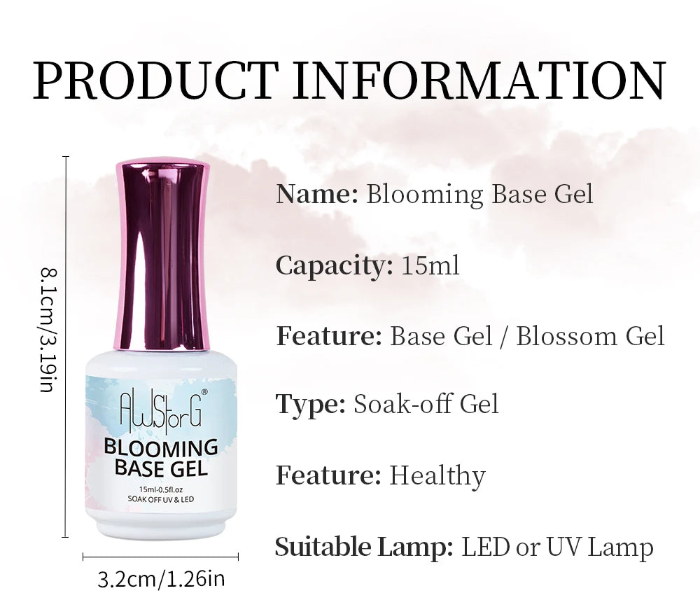 Nail Blooming Gel | Marble & Blossom Effect (15ml)