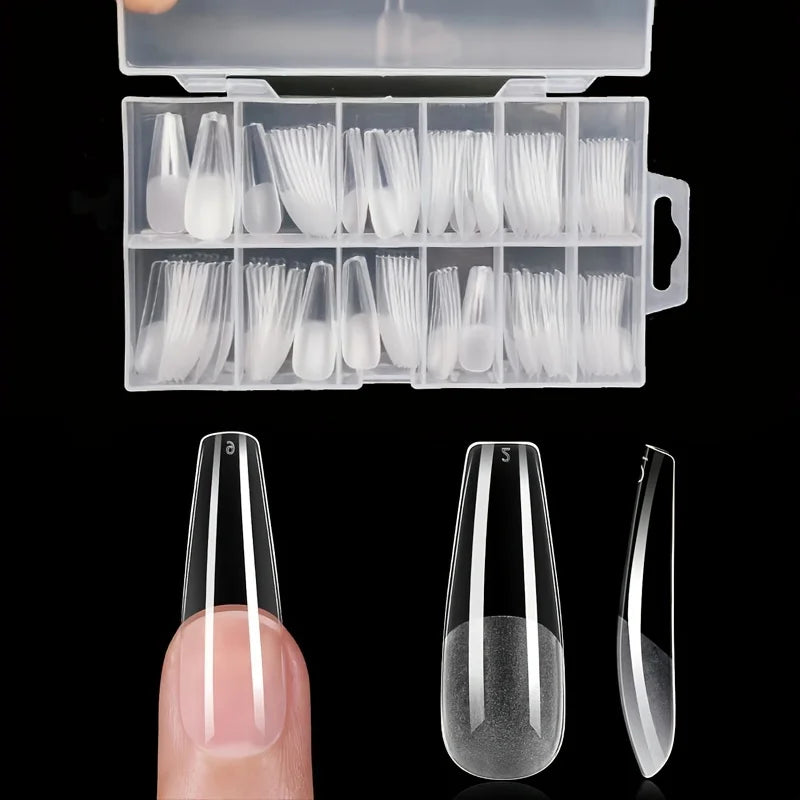 Full Cover Press-On Nail Tips (120 Pcs)